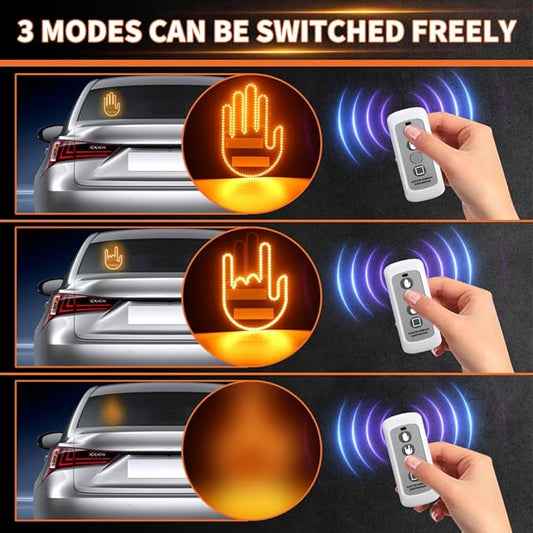 Señal de mano LED control remoto